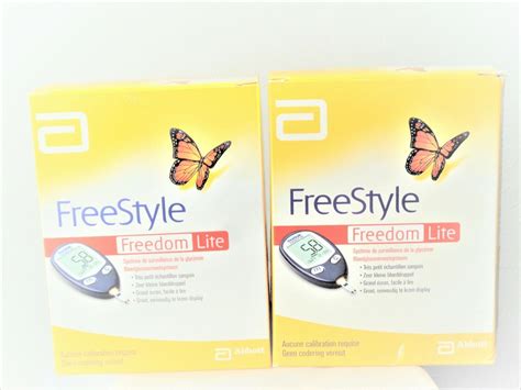 Abbott Freestyle Freedom Lite Blood Glucose Monitoring System Test