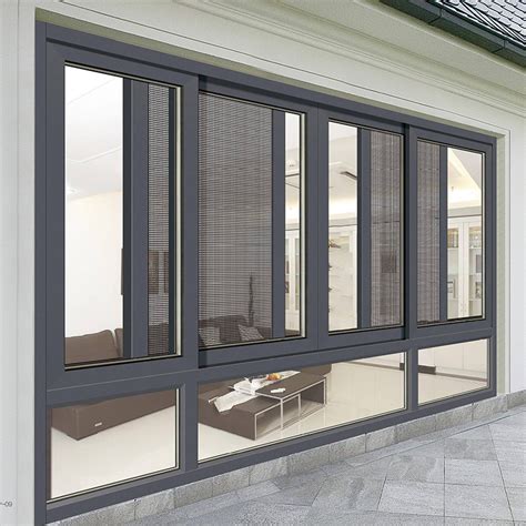 Architectural Residential Aluminium Sliding Windows Powder Coating