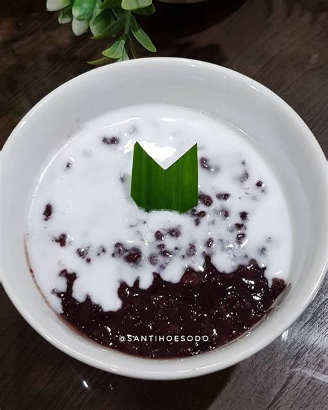 Resep Kreasi Bubur Ketan Hitam Lembut Manis Dan Simpel