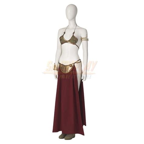 Princess Leia Slave Cosplay Costume Bikini Suit