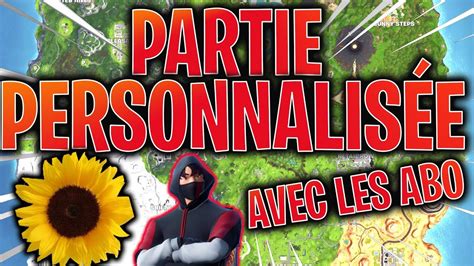 Live Fortnite Fr Partie PersonnalisÉe Objectif 100 Joueurs Rejoins Nous Youtube