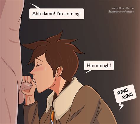 Tracer Blowjob Comic 2 By Cattpott Hentai Foundry