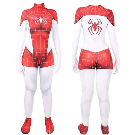 Spider Man Mary Jane Spinneret Spider Girl Costume Cosplay Suit For