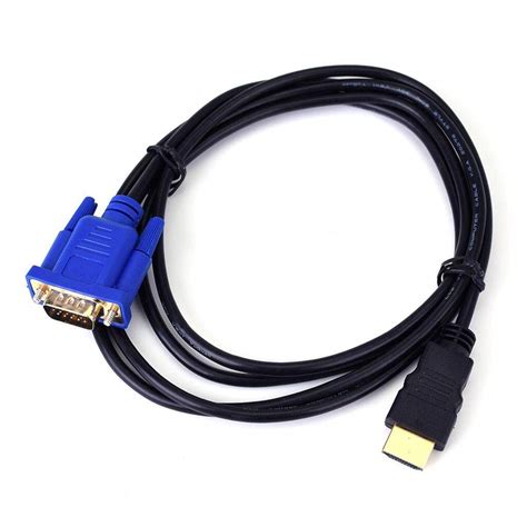 อะแดปเตอร์แปลง Hdmi เป็น Vgaสายแปลงสัญญาณวิดีโอ Hdmi Hd 18 P ตัวผู้