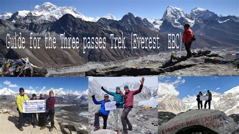 Guide For The Three Passes Trek Everest Ebc Cost Price Chola Renjo