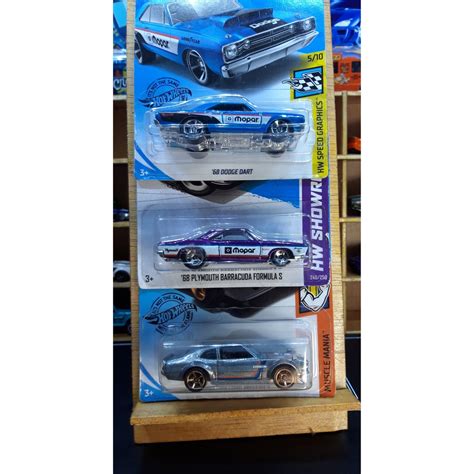 Jual Hot Wheels 68 Dodge Dart 68 Plymouth Barracuda Formula S Custom