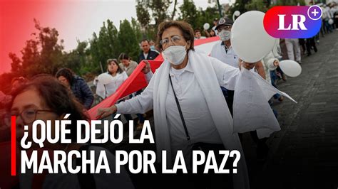 Marcha por la paz Autoridades y ciudadanos se unieron por un país sin