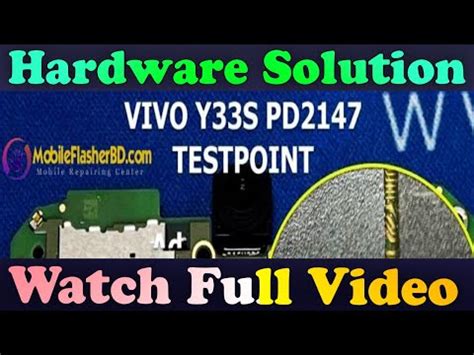 Vivo Y S Test Point Isp Pinout Remove Pattern Lock And Bypass Frp Gsm