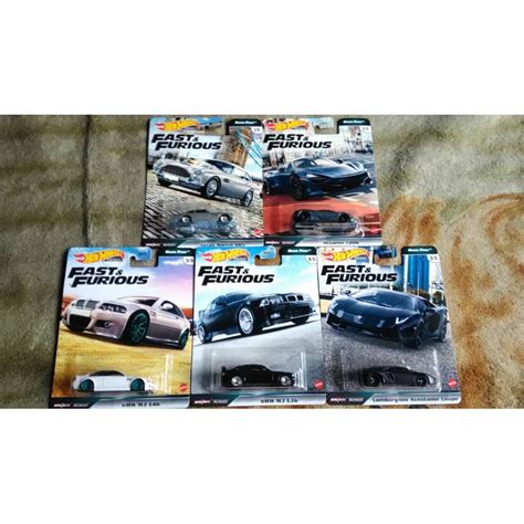 Hot Wheels Premium Euro Fast Fast Furious Set Shopee Malaysia