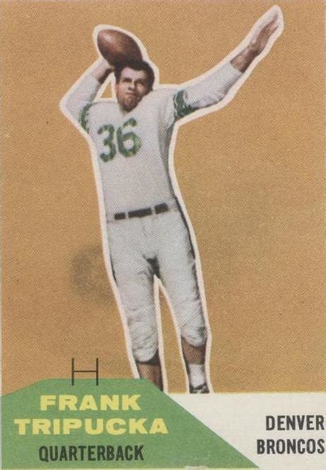 Fleer Frank Tripucka For Sale Ebay