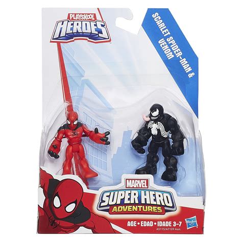 Playskool Heroes Marvel Super Hero Adventures Scarlet Spider Man And