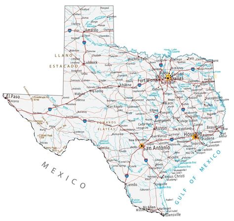 West Texas Map Of Cities | Wells Printable Map