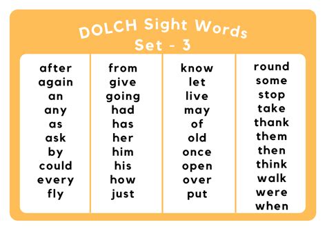 dolch sight words worksheets polfperks