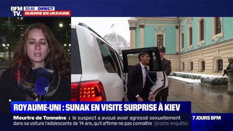 Bfmtv On Twitter Ukraine En Visite à Kiev Rishi Sunak Annonce Une