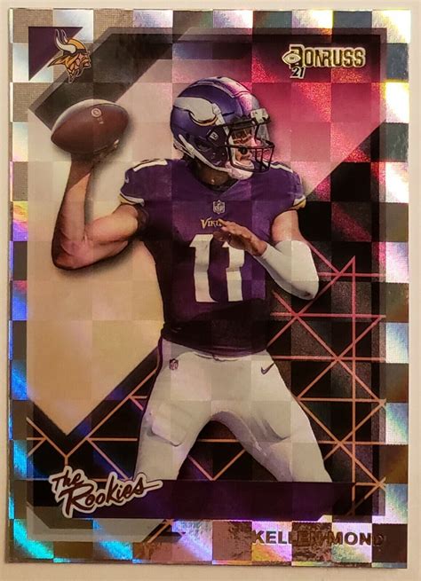 2021 Donruss Kellen Mond The Rookies Minnesota Vikings Rc Tr Kmo 📈