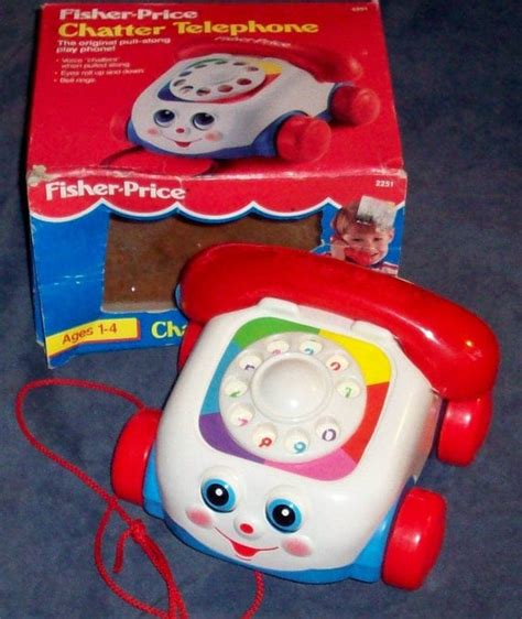 Fisher-Price Toy 2251 CHATTER TELEPHONE with display box