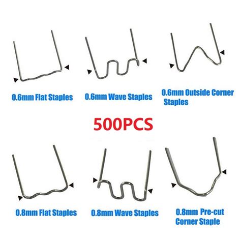 500 Hot Staple For Car Bumper Fender Welder Stapler Plastic Welding Repair Kit Shopee Philippines