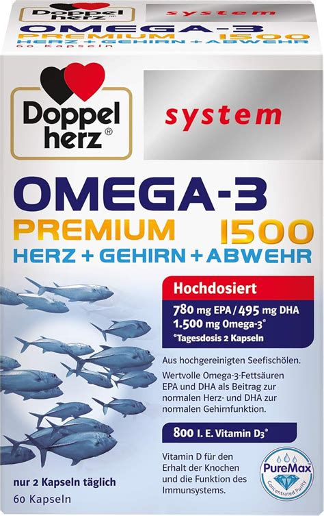 Doppelherz System Omega Premium Hoher Gehalt An Wertvollen