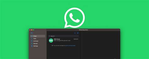 WhatsApp la versione nativa per macOS è finalmente disponibile in beta