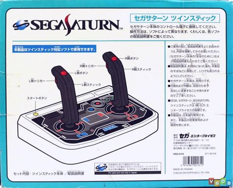 Saturn Twin Stick Vgdb Vídeo Game Data Base