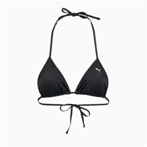 PUMA Swim Women S Triangle Bikini Top Spring Essentials PUMA