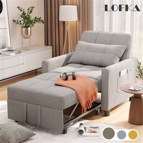 Lofka Sofa Bed Convertible Chair Bed 3 In 1 Couch Recliner For Home