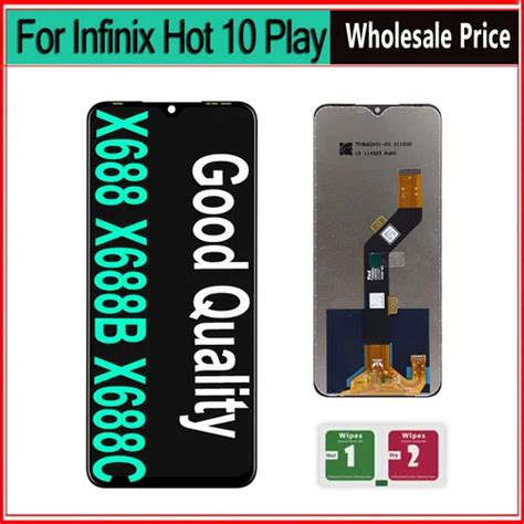 6 82 Original X688 Infinix Hot 10 Play LCD Display BornilShop