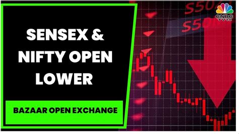 Indices Sensex And Nifty Open Lower Amid Weak Global Cues Bazaar Open