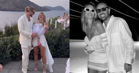 Il White Party Di Diletta Leotta E Loris Karius La Sposa In Bianco E