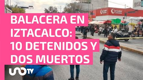 Se Desata Balacera En Iztacalco Hay Dos Presuntos Extorsionadores