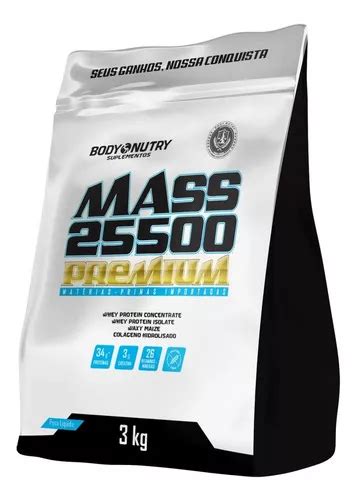 Suplemento en paquete Body Nutry Whey Protein Hipercalórico Academia