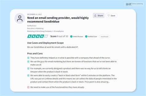 Sendinblue Features Pros And Cons User Reviews And More