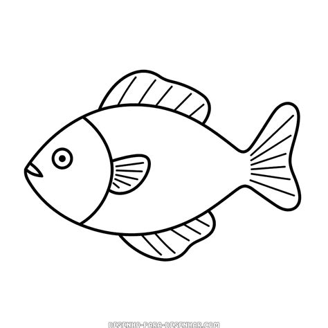 Desenho de peixe | Desenho Para Desenhar