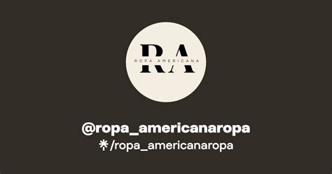 Ropa Americanaropa Instagram Tiktok Linktree