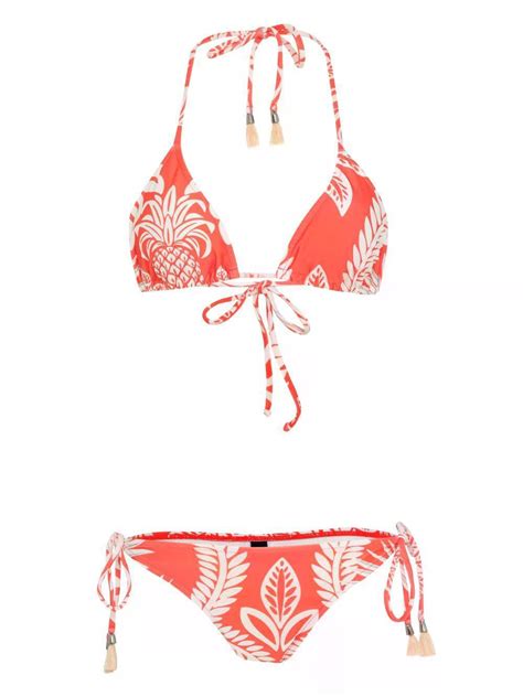 Lygia Nanny Maya Bikini Set Orange Editorialist
