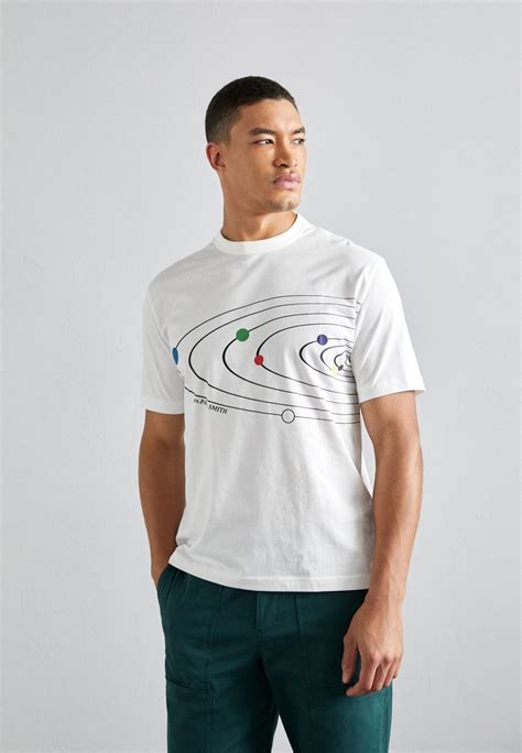 Ps Paul Smith Solar System T Shirts Print Off White Offwhite