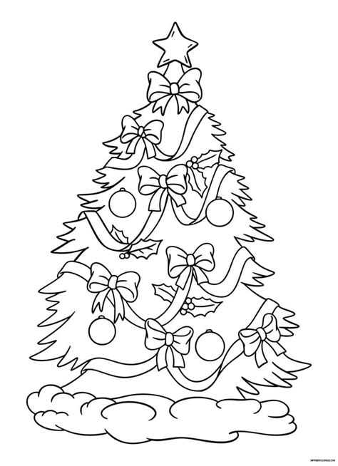 Coloriage De Sapin De No L Imprimer Coloriage