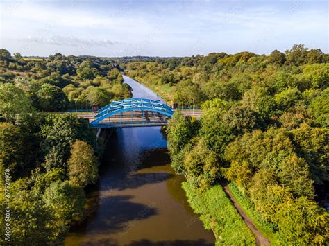 The Hartford Bridge Or Blue Bridge Is A Single Span Road Bridge