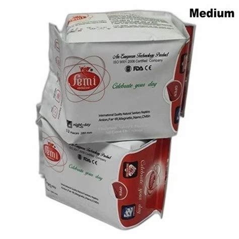 Femi Anion Day Night Medium Size Sanitary Napkin At Rs Pack Anion