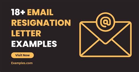 Email Resignation Letter - 17+ Examples, PDF, Tips