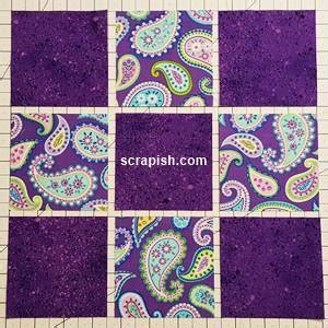 Nine Patch Quilt Block Pattern Tutorial - Easy for Beginngers