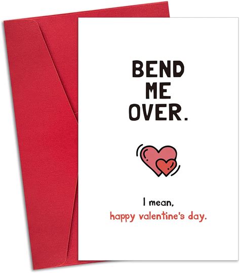 Funny Valentines Day Card For Him Her Naughty Valentines Cards Ts For Husband