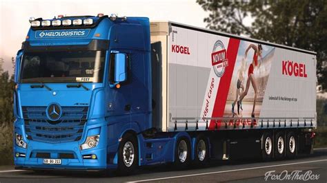 Ets Mercedes Benz New Actros By Dotec V Update Ob