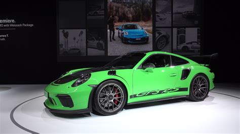 Porsche 911 Gt3rs Lizard Green 4k Video 360 Spin Youtube