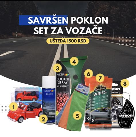 Poklon Set Za Ljubitelje Automobila Baždar