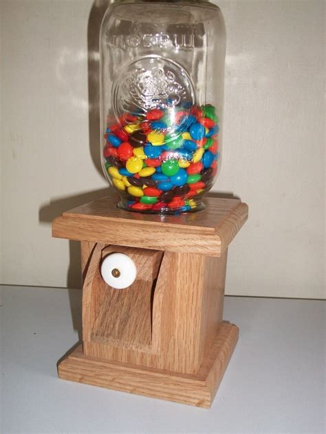 Solid Hardwood Candy Dispenser by madisonwoodsmith on Etsy