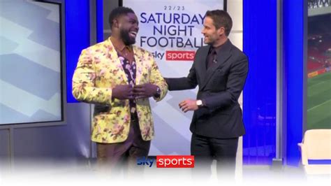 Micah Richards wears questionable suit designed by Jamie Redknapp | 'I ...