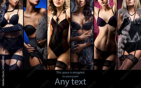 Beautiful And Sexy Women In Lingerie Erotic Underwear Collection Stock Photo Adobe Stock