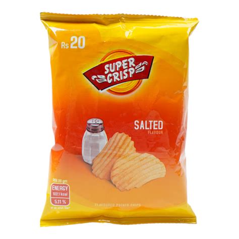 SUPER CRISP CHIPS SALTED 15GM – Al-Fatah