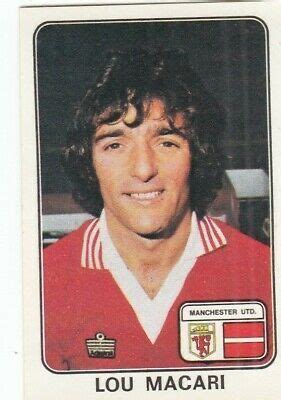 Lou Macari Of Man Utd In Manchester United Legends Frank